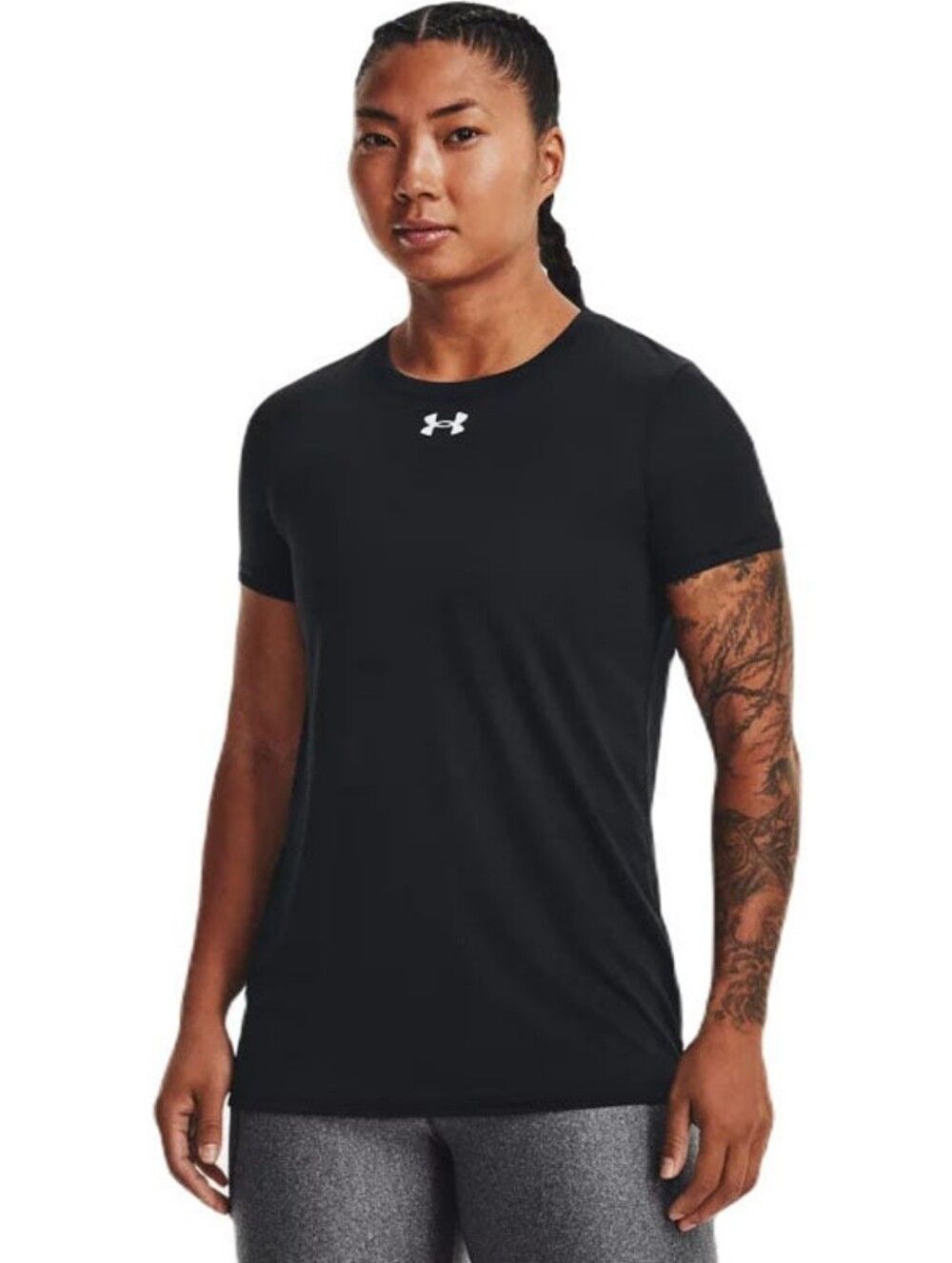 Under Armour Women's Black Team Tech Short Sleeve Performance Tee